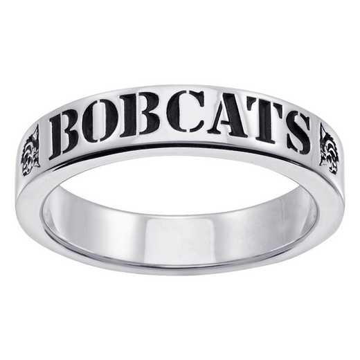 Stacking Mascot Band Personalized Ring